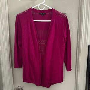 Pink Lace Cardigan